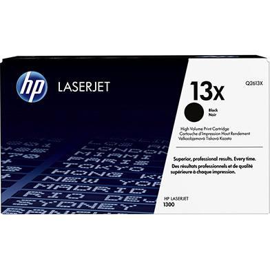  HP 13X Black LaserJet Printer Cartridge (4,000 Pages) 